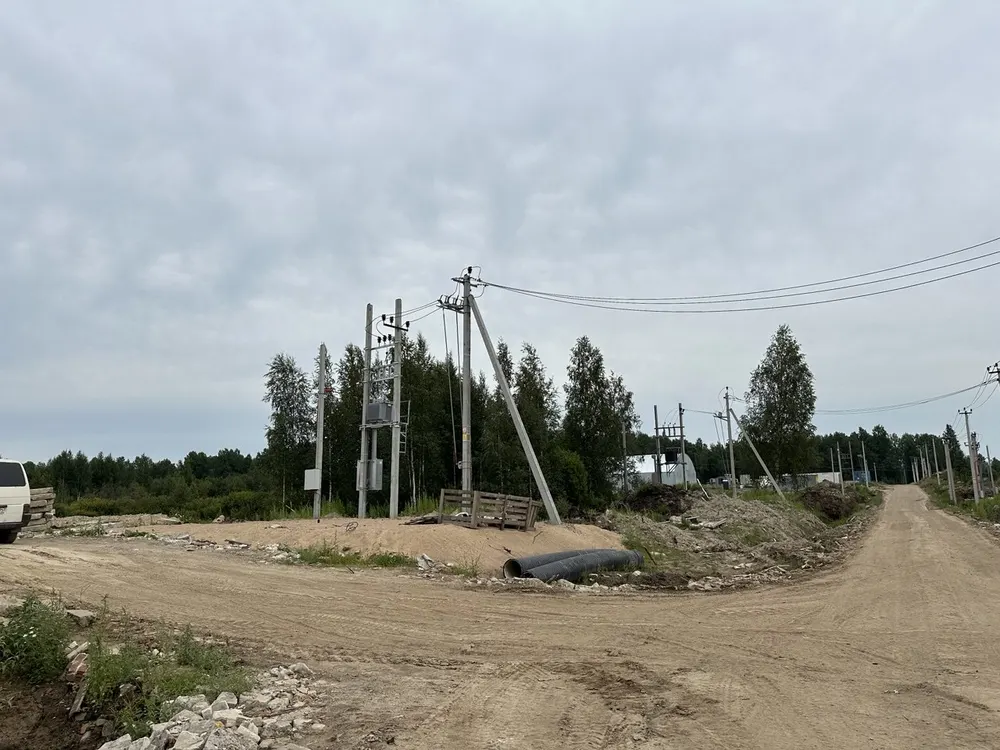 Линия на территории промзоны